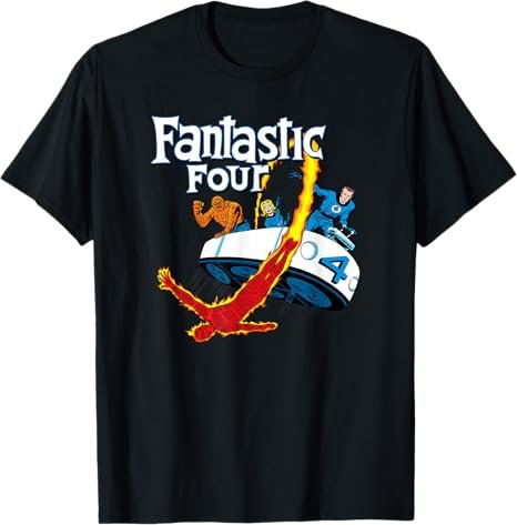 Camiseta de los 4 fantasticos
